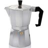 Krüger Espressokocher »Italiano«, 0,45 l Kaffeekanne, traditionell italienisch, aus Aluminium, mit Silikon-Dichtungsring  silberfarben  0,45 l silberfarben