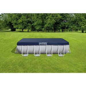 INTEX Abdeckplane für Intex Frame Pools bis 400x200 cm - blau - blau