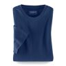 Walbusch T-Shirt Rundhalsausschnitt Blau 54 Herren