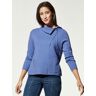 Walbusch Zipper-Pullover Milano Blau 40 Damen