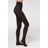 Calzedonia Blickdichte Strumpfhose 150 Denier aus Baumwolle Eco Frau Schwarz Größe 1/2