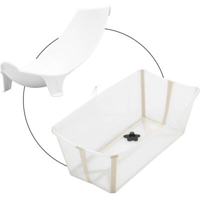 Stokke Bundle Badewanne inkl. Badewannensitz Newborn Support - beige - Unisex Stokke Bundle Badewanne inkl. Badewannensitz Newborn Support - beige - Unisex