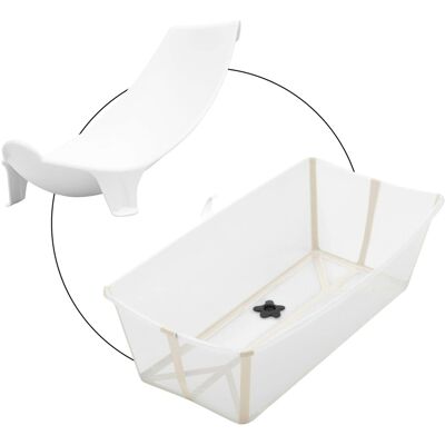 Stokke Bundle Badewanne XL inkl. Badewannensitz Newborn Support - beige - Unisex Stokke Bundle Badewanne XL inkl. Badewannensitz Newborn Support - beige - Unisex