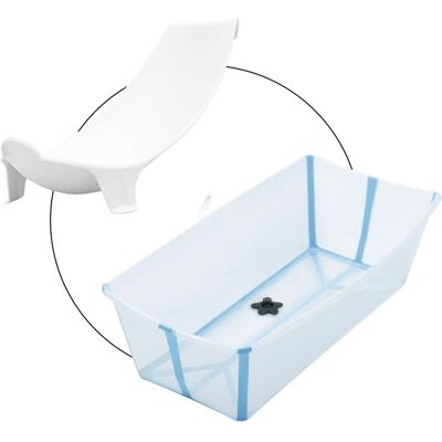 Stokke Bundle Badewanne XL inkl. Badewannensitz Newborn Support - blau - Unisex Stokke Bundle Badewanne XL inkl. Badewannensitz Newborn Support - blau - Unisex
