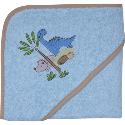 Wörner Kapuzenbadetuch 80x80 cm - blau - Maedchen Wörner Kapuzenbadetuch 80x80 cm - blau - Maedchen