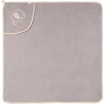 baby-walz Kapuzenbadetuch 80x80 cm - grau - Unisex baby-walz Kapuzenbadetuch 80x80 cm - grau - Unisex