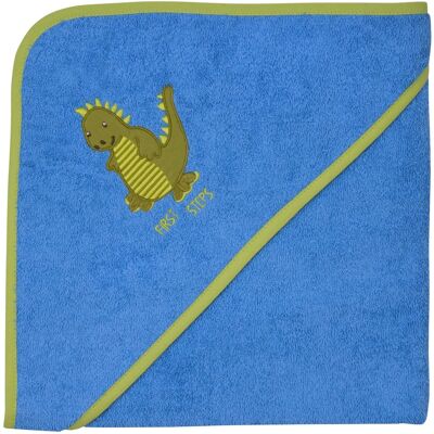 Wörner Kapuzenbadetuch 100x100 cm - blau - Maedchen Wörner Kapuzenbadetuch 100x100 cm - blau - Maedchen