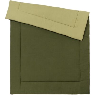 BORNINO HOME Wende-Krabbeldecke Musselin 100x150 cm - gruen - Unisex BORNINO HOME Wende-Krabbeldecke Musselin 100x150 cm - gruen - Unisex