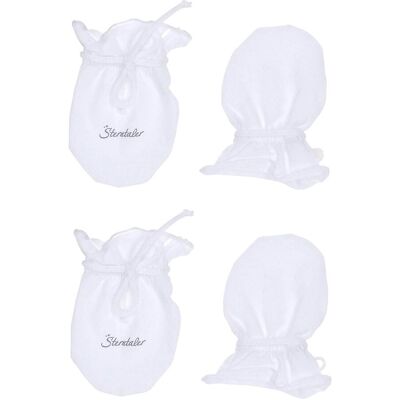 Sterntaler 2er-Pack Kratzfäustlinge Jersey - weiss - Unisex Sterntaler 2er-Pack Kratzfäustlinge Jersey - weiss - Unisex