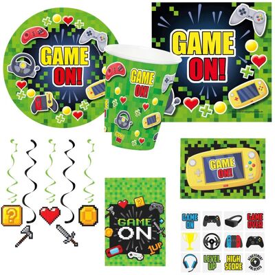 Partystrolche Partyset Gaming mit Mitgebseln 153 tlg. - mehrfarbig - Junge Partystrolche Partyset Gaming mit Mitgebseln 153 tlg. - mehrfarbig - Junge