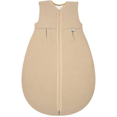 Alvi Ganzjahresschlafsack Mäxchen Thermo Waffelpiqué 2.5 TOG - beige - Unisex - Size: 70 Alvi Ganzjahresschlafsack Mäxchen Thermo Waffelpiqué 2.5 TOG - beige - Unisex - Size: 70