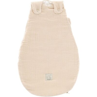 Träumeland Ganzjahresschlafsack Liebmich Baumwollmusselin 2.5 TOG - beige - Unisex - Size: 50 Träumeland Ganzjahresschlafsack Liebmich Baumwollmusselin 2.5 TOG - beige - Unisex - Size: 50