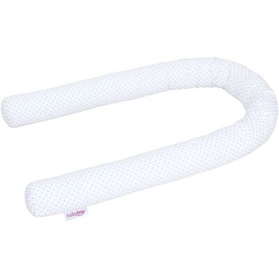 babybay Nestchenschlange Piqué - 180 cm, grau/weiß, Kinder babybay Nestchenschlange Piqué - 180 cm, grau/weiß, Kinder