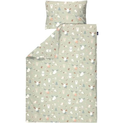 Alvi Bettwäsche Baby Forest Decke (100 x 135) + Kissen (40 x 60) - Bettwäsche Alvi Bettwäsche Baby Forest Decke (100 x 135) + Kissen (40 x 60) - Bettwäsche