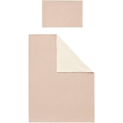 BORNINO HOME Wende-Bettwäsche Musselin 40x60/100x135 cm - braun - Unisex BORNINO HOME Wende-Bettwäsche Musselin 40x60/100x135 cm - braun - Unisex