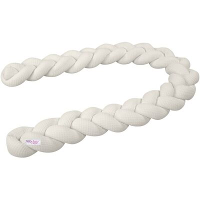 babybay Nestchenschlange Waffelpiqué geflochten 180 cm - Unisex babybay Nestchenschlange Waffelpiqué geflochten 180 cm - Unisex