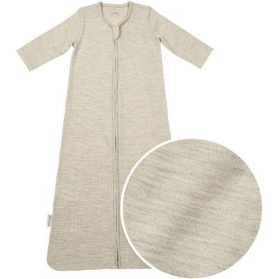 Meyco Baby Ganzjahresschlafsack Merinowolle 1.0 TOG - beige - Unisex - Size: 60 Meyco Baby Ganzjahresschlafsack Merinowolle 1.0 TOG - beige - Unisex - Size: 60