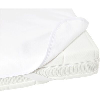 BORNINO HOME Molton-Matratzenauflage wasserdicht mit Spanngummis - weiss - Unisex BORNINO HOME Molton-Matratzenauflage wasserdicht mit Spanngummis - weiss - Unisex