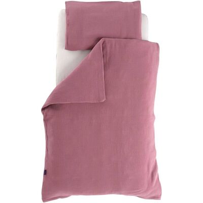 Träumeland Bettwäsche Baumwollmusselin 40x60 / 100x135 cm - dunkelrot - Unisex Träumeland Bettwäsche Baumwollmusselin 40x60 / 100x135 cm - dunkelrot - Unisex
