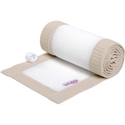 babybay Nestchen 3D Mesh-Waffelpiqué passend für Modell Maxi, Boxspring, Comfort & Comfort Plus - beige - Unisex babybay Nestchen 3D Mesh-Waffelpiqué passend für Modell Maxi, Boxspring, Comfort & Comfort Plus - beige - Unisex