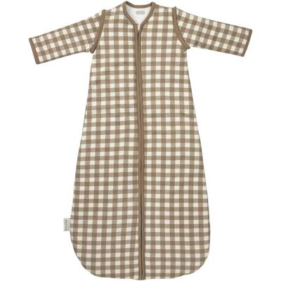 Meyco Baby Ganzjahresschlafsack mit abnehmbaren Ärmeln 2.5 TOG - braun - Unisex - Size: 90 Meyco Baby Ganzjahresschlafsack mit abnehmbaren Ärmeln 2.5 TOG - braun - Unisex - Size: 90