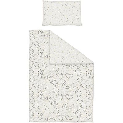 SONNE Renforcé Wende-Bettwäsche 40x60 / 100x135 cm - beige - Unisex SONNE Renforcé Wende-Bettwäsche 40x60 / 100x135 cm - beige - Unisex