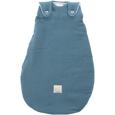 Träumeland Ganzjahresschlafsack Liebmich Baumwollmusselin 2.5 TOG - denim - Unisex - Size: 50 Träumeland Ganzjahresschlafsack Liebmich Baumwollmusselin 2.5 TOG - denim - Unisex - Size: 50