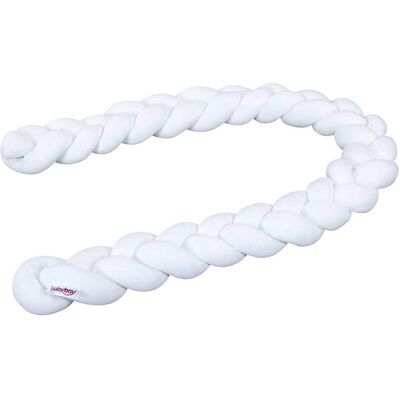 babybay - Nestchenschlange - Weiß - 200cm - Bed bumper babybay - Nestchenschlange - Weiß - 200cm - Bed bumper