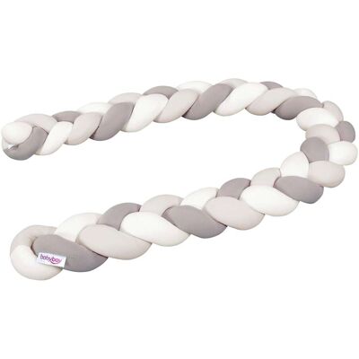 babybay Nestchenschlange Jersey geflochten 200 cm - beige - Unisex babybay Nestchenschlange Jersey geflochten 200 cm - beige - Unisex