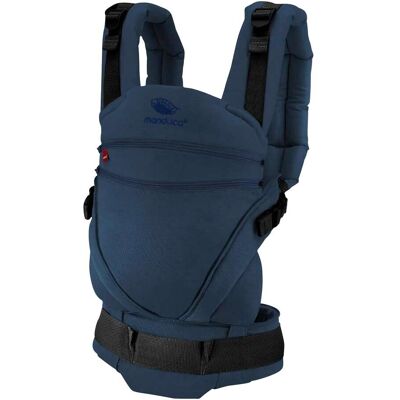 manduca Babytrage, 3 Tragepositionen - blau - Unisex manduca Babytrage, 3 Tragepositionen - blau - Unisex