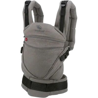 manduca Babytrage, 3 Tragepositionen - grau - Unisex manduca Babytrage, 3 Tragepositionen - grau - Unisex