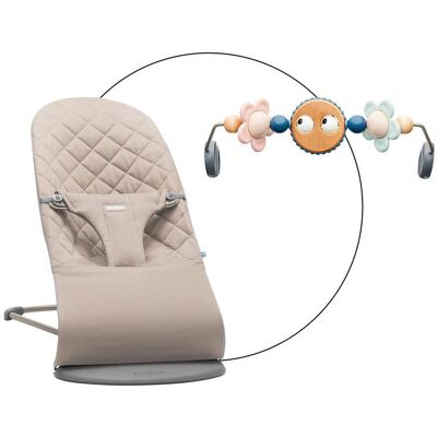 BabyBjörn Bundle Babywippe Bliss gewebt inklusive Spielbogen - grau - Unisex BabyBjörn Bundle Babywippe Bliss gewebt inklusive Spielbogen - grau - Unisex