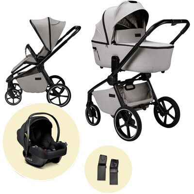 Moon Kombikinderwagen Resea 2.0 (2026) Trio-Set inkl. Babyschale Cosmo 2.0 - grau - Unisex Moon Kombikinderwagen Resea 2.0 (2026) Trio-Set inkl. Babyschale Cosmo 2.0 - grau - Unisex