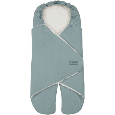 emma & noah Einschlagdecke mit Füßen - gruen - Unisex - Size: 90 emma & noah Einschlagdecke mit Füßen - gruen - Unisex - Size: 90