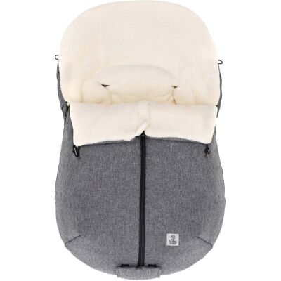 babycab Winterfußsack Naryn für Tragewanne, Babyschale - grau - Unisex babycab Winterfußsack Naryn für Tragewanne, Babyschale - grau - Unisex