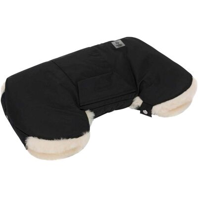 babycab Lammfell-Handwärmer Saana - schwarz - Unisex babycab Lammfell-Handwärmer Saana - schwarz - Unisex