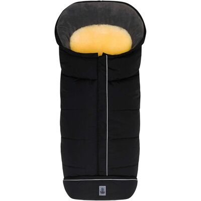 babycab Lammfell-Fußsack Inari für Kinderwagen, Buggy - schwarz - unisex babycab Lammfell-Fußsack Inari für Kinderwagen, Buggy - schwarz - unisex
