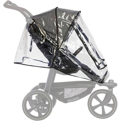 TFK Regenschutz für mono, pro Folgesitz - transparent schwarz - Unisex TFK Regenschutz für mono, pro Folgesitz - transparent schwarz - Unisex