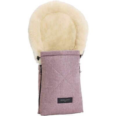 Werner Christ Baby Lammfell-Fußsack Oslo für Babyschale, Tragewanne - rosa - Unisex Werner Christ Baby Lammfell-Fußsack Oslo für Babyschale, Tragewanne - rosa - Unisex