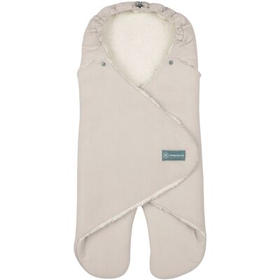 emma & noah Einschlagdecke mit Füßen - beige - Unisex - Size: 90 emma & noah Einschlagdecke mit Füßen - beige - Unisex - Size: 90