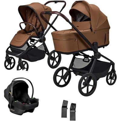 Moon Kombikinderwagen Resea FOLD Trio-Set inkl. Babyschale Cosmo 2.0 - braun - Unisex Moon Kombikinderwagen Resea FOLD Trio-Set inkl. Babyschale Cosmo 2.0 - braun - Unisex