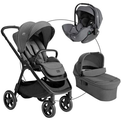 Joie Kombikinderwagen Finiti Trio-Set inkl. Babyschale i-Level Pro - grau - Unisex Joie Kombikinderwagen Finiti Trio-Set inkl. Babyschale i-Level Pro - grau - Unisex