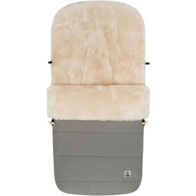 babycab Winterfußsack Lammfell Lille für Kinderwagen, Buggy - grau - Unisex babycab Winterfußsack Lammfell Lille für Kinderwagen, Buggy - grau - Unisex