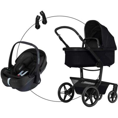Joolz Kombikinderwagen Trio-Set inkl. Babyschale Pebble 360 Pro 2 - schwarz - Unisex Joolz Kombikinderwagen Trio-Set inkl. Babyschale Pebble 360 Pro 2 - schwarz - Unisex