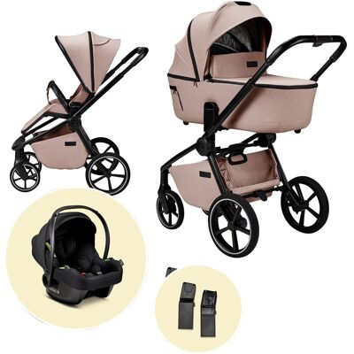 Moon Kombikinderwagen Resea 2.0 (2026) Trio-Set inkl. Babyschale Cosmo 2.0 - beige - Unisex Moon Kombikinderwagen Resea 2.0 (2026) Trio-Set inkl. Babyschale Cosmo 2.0 - beige - Unisex