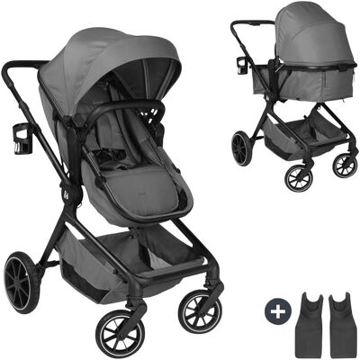 Hauck Kombikinderwagen Convert N Care - grau - Unisex Hauck Kombikinderwagen Convert N Care - grau - Unisex