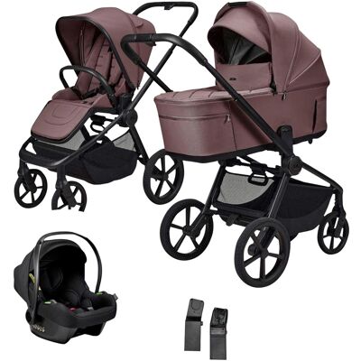 Moon Kombikinderwagen Resea FOLD Trio-Set inkl. Babyschale Cosmo 2.0 - braun - Unisex Moon Kombikinderwagen Resea FOLD Trio-Set inkl. Babyschale Cosmo 2.0 - braun - Unisex