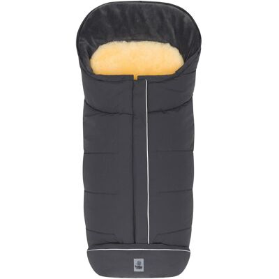 babycab Lammfell-Fußsack Inari für Kinderwagen, Buggy - grau - unisex babycab Lammfell-Fußsack Inari für Kinderwagen, Buggy - grau - unisex