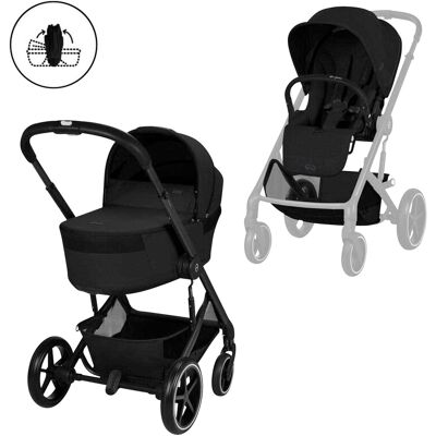 Cybex Kombikinderwagen BALIOS S LUX inkl. faltbarer Wanne - schwarz - Unisex Cybex Kombikinderwagen BALIOS S LUX inkl. faltbarer Wanne - schwarz - Unisex