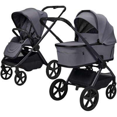 Moon Kombikinderwagen GIO FOLD Trio-Set inkl. Babyschale Cosmo 2.0 - grau - Unisex Moon Kombikinderwagen GIO FOLD Trio-Set inkl. Babyschale Cosmo 2.0 - grau - Unisex
